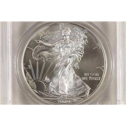2005 AMERICAN SILVER EAGLE PCGS MS70