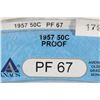 Image 3 : 1957 FRANKLIN HALF DOLLAR ANACS PF67