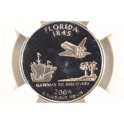 2004-S SILVER FLORIDA QUARTER NGC PF69 ULTRA CAMEO
