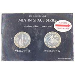 MEN IN SPACE SERIES 2 COIN STERLING SILVER PF SET