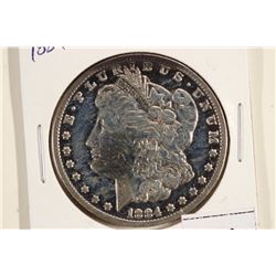 1884-O MORGAN SILVER DOLLAR POLISHED
