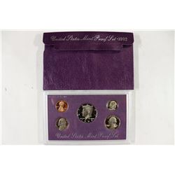 1992 US PROOF SET (WITH BOX)