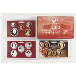 2010 US SILVER PROOF SET (WITH BOX) 14 PIECES