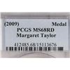 Image 3 : 2009 MARGARET TAYLOR MEDAL PCGS MS68RD