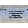 Image 3 : 2001-S KENTUCKY QUARTER ANACS PR70 DCAM