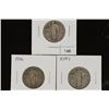 Image 1 : 1925,26 & 28-S STANDING LIBERTY QUARTERS