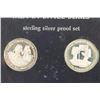 Image 2 : 2 STERLING SILVER PROOF TOKENS THE DANBURY MINT