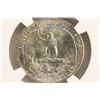 Image 2 : 1954-D WASHINGTON SILVER QUARTER NGC MS64