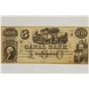 Image 1 : CANAL BANK OF NEW ORLEANS $100 OBSOLETE BANK NOTE