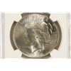 Image 1 : 1922 PEACE SILVER DOLLAR NGC MS63