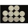 Image 2 : 10 ASSORTED SILVER ROOSEVELT DIMES