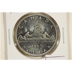 1965 CANADA SILVER DOLLAR UNC