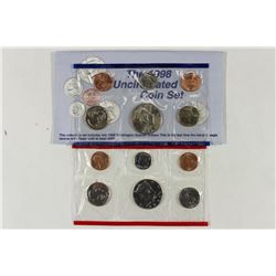 1998 US MINT SET (UNC) P/D (WITH ENVELOPE)