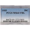 Image 3 : 1955 FRANKLIN HALF DOLLAR PCGS MS64+ FBL