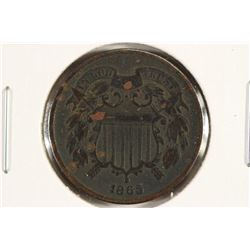 1865 US TWO CENT PIECE