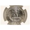 Image 2 : 1963-D WASHINGTON SILVER QUARTER NGC MS64