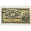 Image 1 : 1900 DOMINION OF CANADA 25 CENT FRACTIONAL