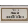 Image 3 : 1954-S LINCOLN CENT NGC MS64RD