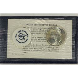 GSA SOFT PACK 1922 PEACE SILVER DOLLAR UNC