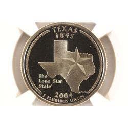 2004-S TEXAS QUARTER NGC PF70 ULTRA CAMEO