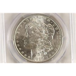1887 MORGAN SILVER DOLLAR PCGS MS63