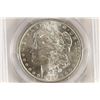 Image 1 : 1887 MORGAN SILVER DOLLAR PCGS MS63