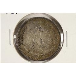 1919 MEXICO SILVER 50 CENTAVOS .2331 OZ. ASW