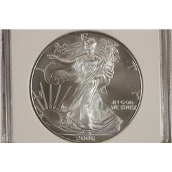 2006 AMERICAN SILVER EAGLE NGC MS69 1 OF 1ST