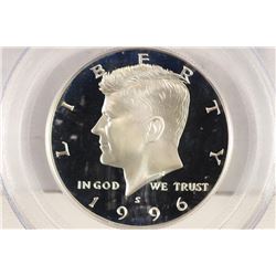 1996-S SILVER KENNEDY HALF DOLLAR PCGS PR69 DCAM