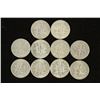Image 2 : 10 ASSORTED SILVER ROOSEVELT DIMES