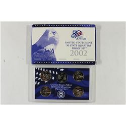 2002 US 50 STATE QUARTERS PROOF SET WITH BOX