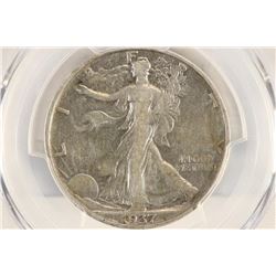 1937-S WALKING LIBERTY HALF DOLLAR PCGS VF30