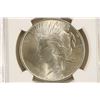 Image 1 : 1925 PEACE SILVER DOLLAR NGC MS63