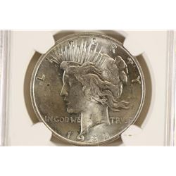 1922 PEACE SILVER DOLLAR NGC MS64