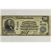 Image 1 : 1902 LARGE SIZE $20 NATIONAL CURRENCY ST. LOUIS