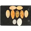 Image 2 : ELONGATED COINS 7-LINCOLN CENTS, 1 ROOSEVELT DIME