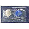 Image 1 : 1973-S  IKE SILVER DOLLAR UNCIRCULATED (BLUE PACK)