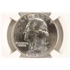Image 1 : 1964-D WASHINGTON SILVER QUARTER NGC MS65
