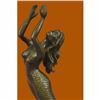 Image 4 : Mermaid Bronze Statue on marble base sculpture