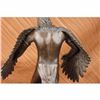 Image 5 : Indian Native American Warrior Bronze Statue on Marble base Sculpture
