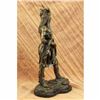 Image 4 : Native American Indian Chief Bronze Figurine on Marble Base Sculpture
