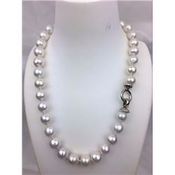 18 inches fresh water 12 mm pearl necklace