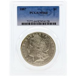 1887 PCGS MS64 Morgan Silver Dollar