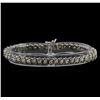 Image 1 : 14KT White Gold 2.46 ctw Diamond Tennis Bracelet