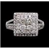 Image 2 : 1.50 ctw Diamond Ring - 14KT White Gold