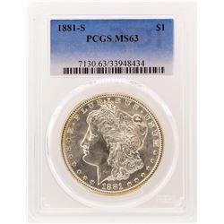 1881-S PCGS MS63 Morgan Silver Dollar