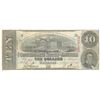 Image 1 : 1863 $10 The Confederate States of America Note T-59 CC