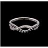 Image 2 : 0.25 ctw Black Diamond Ring - 10KT White Gold