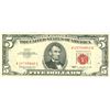 Image 1 : 1963 $5 VG/XF Red Seal Note