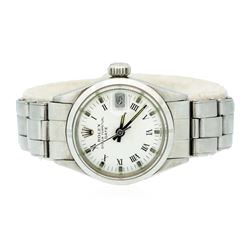 Rolex Vintage Stainless Steel Date Model Wristwatch